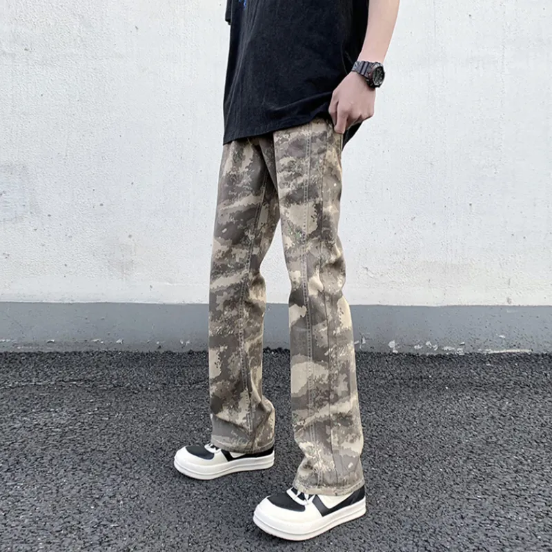 NEVER RULE Jeans Unisex Camouflage-2