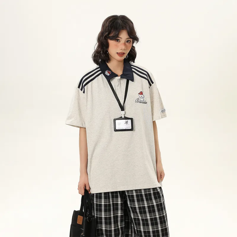 NEVER RULE Polo Shirts Unisex-4