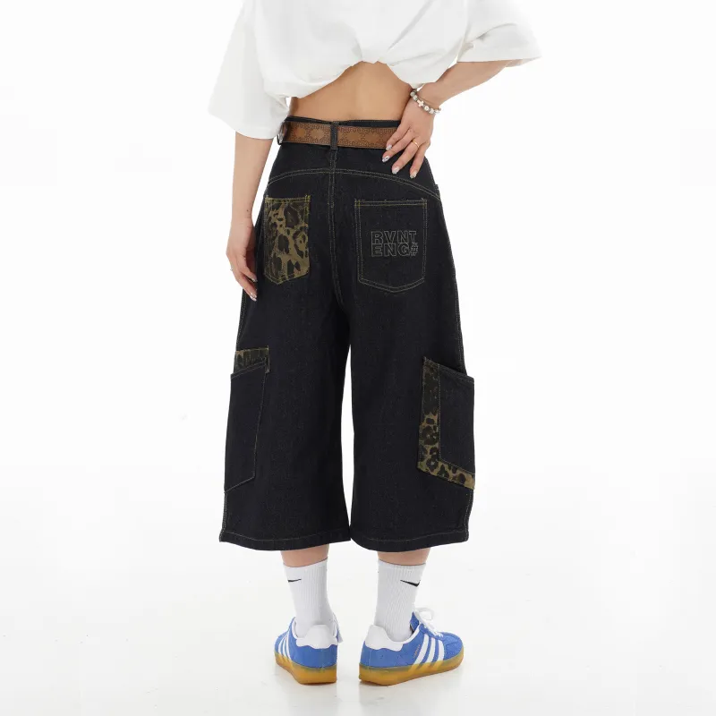 NEVER RULE Denim Shorts Unisex-7