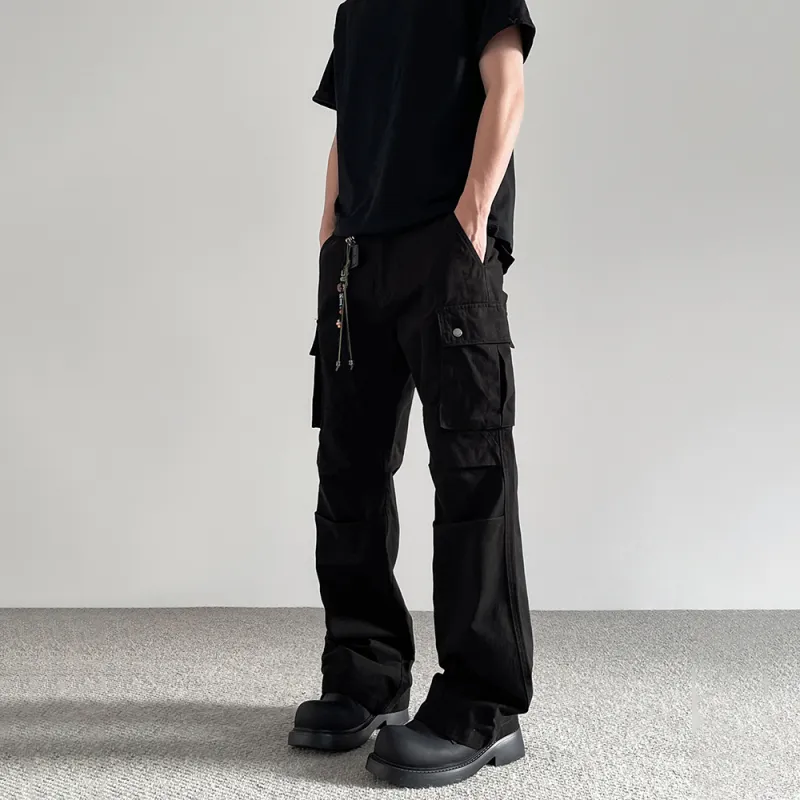 NEVER RULE Cargo Pants Unisex Vintage Green-1
