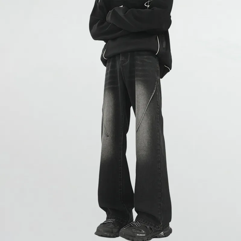 NEVER RULE Jeans Unisex-3