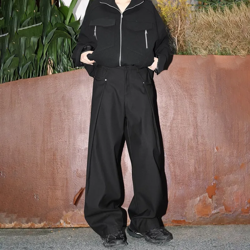 NEVER RULE Suit Trousers Unisex-2