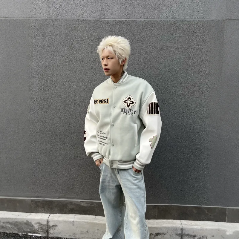 NEVER RULE Baseball Jacket Unisex-4