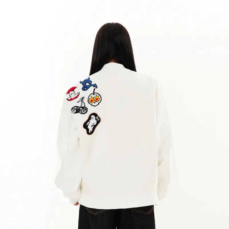 NEVER RULE Baseball Jacket Unisex-4