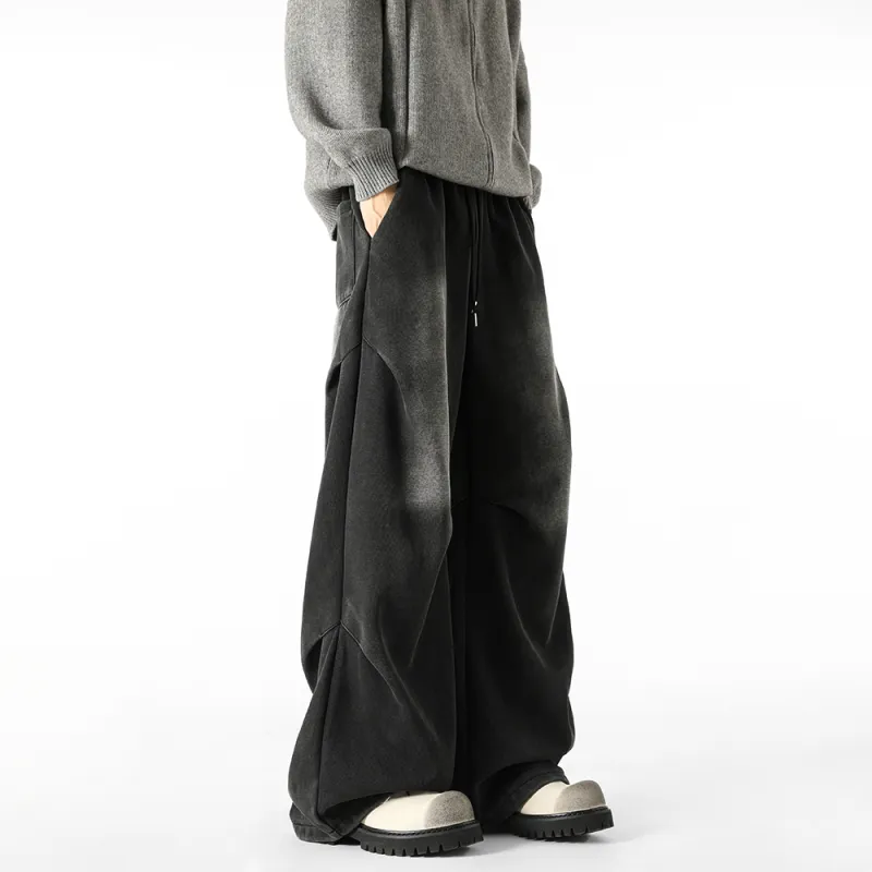 NEVER RULE Casual Pants Unisex Black-2