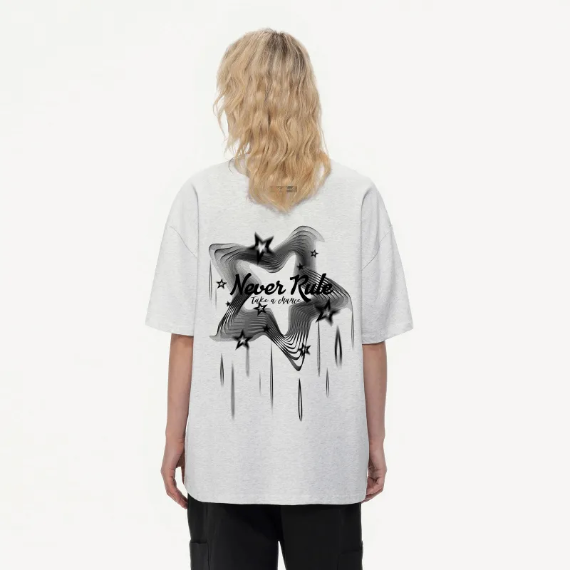 NEVER RULE Short Sleeved T Shirts Unisex-3