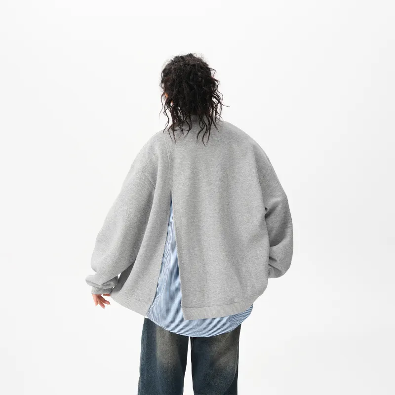 NEVER RULE Sweatshirt Unisex Gray-1