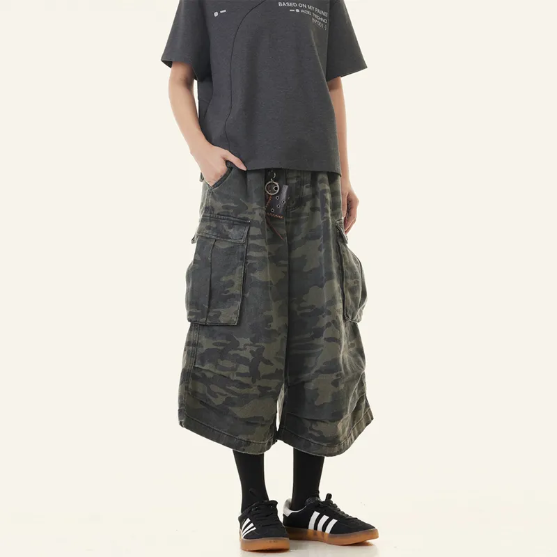NEVER RULE Casual Shorts Unisex Camouflage-1