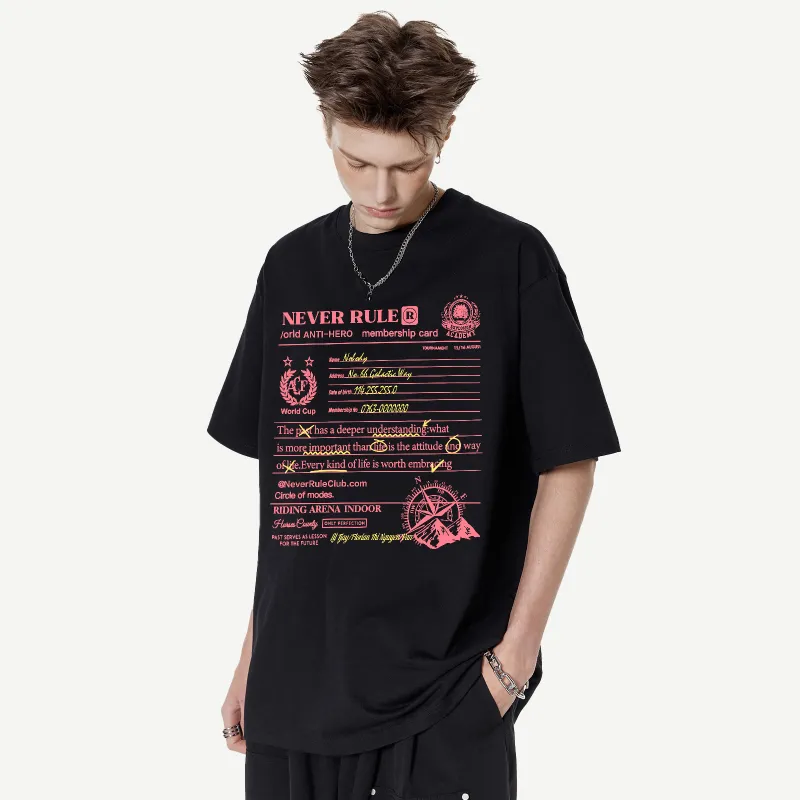 NEVER RULE T Shirts Unisex-3