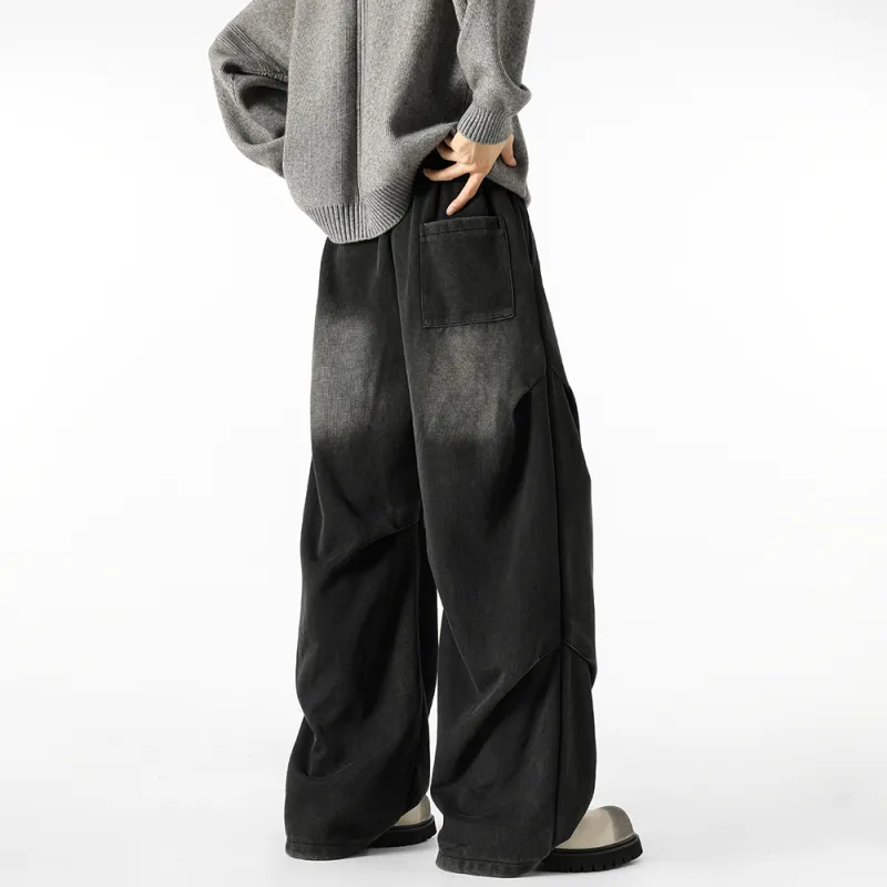 NEVER RULE Casual Pants Unisex Black-3