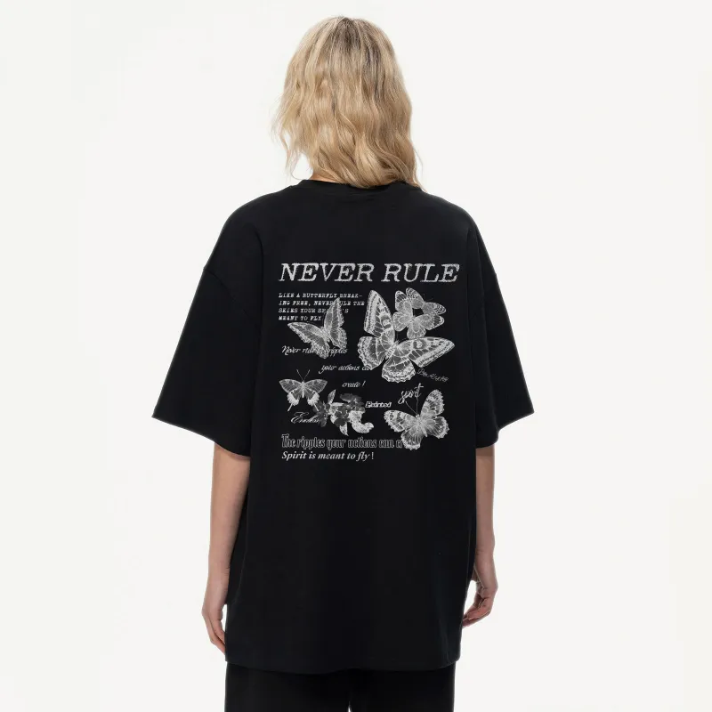 NEVER RULE T Shirts Unisex-2