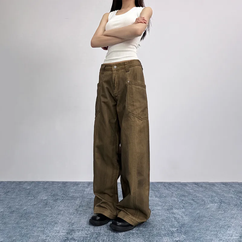 WELTER EXPERIMENT Jeans Unisex Brown-3