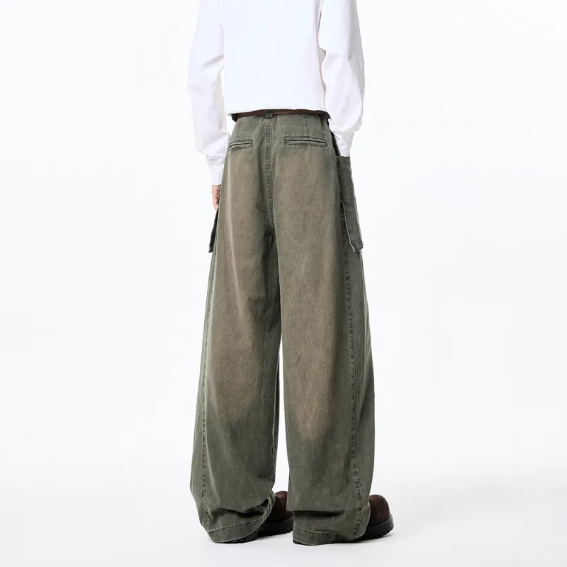NEVER RULE Jeans Unisex Deep Yellow Mud-4