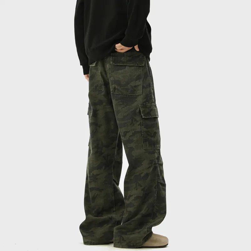 NEVER RULE Cargo Pants Unisex Green-3