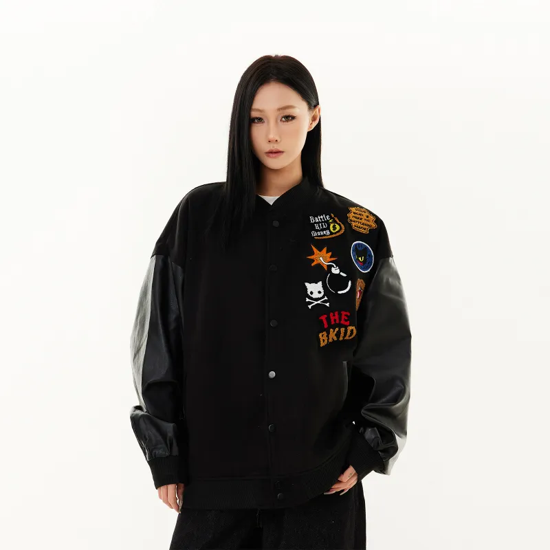 NEVER RULE Baseball Jacket Unisex-2