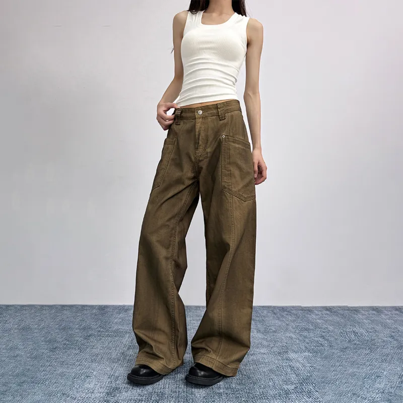 WELTER EXPERIMENT Jeans Unisex Brown-6