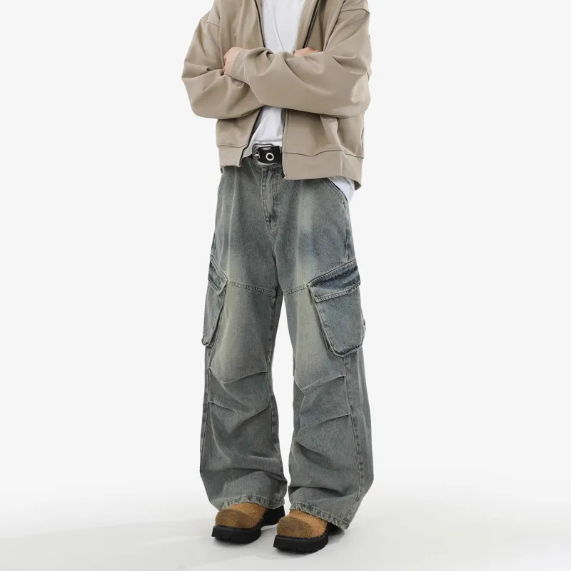 NEVER RULE Jeans Unisex Yellow Mud-2