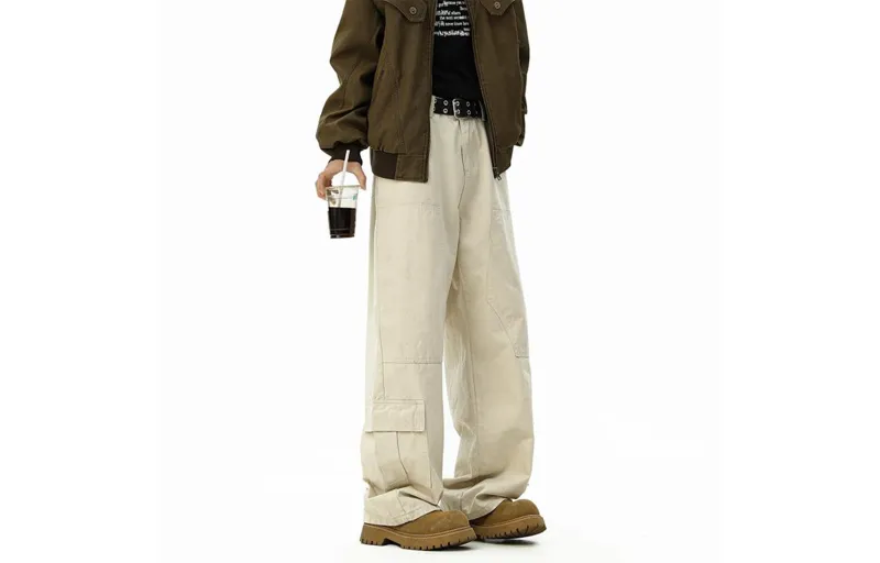 NEVER RULE Cargo Pants Unisex Black-7