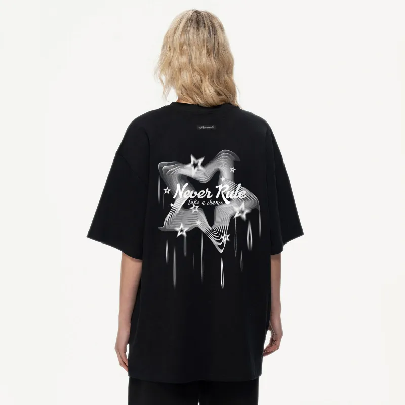 NEVER RULE Short Sleeved T Shirts Unisex-6
