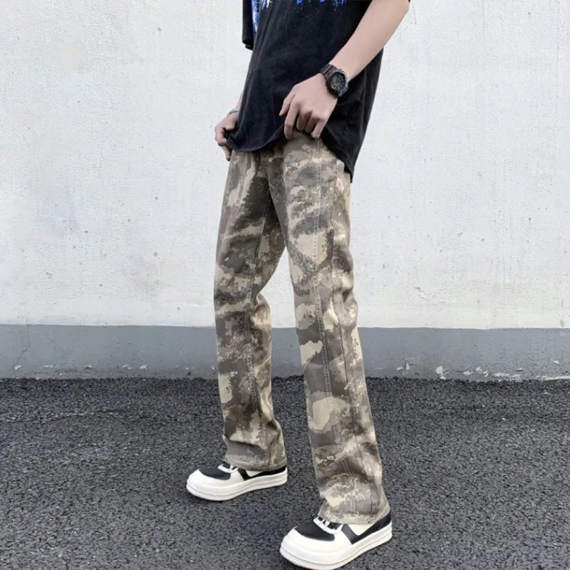 NEVER RULE Jeans Unisex Camouflage-3