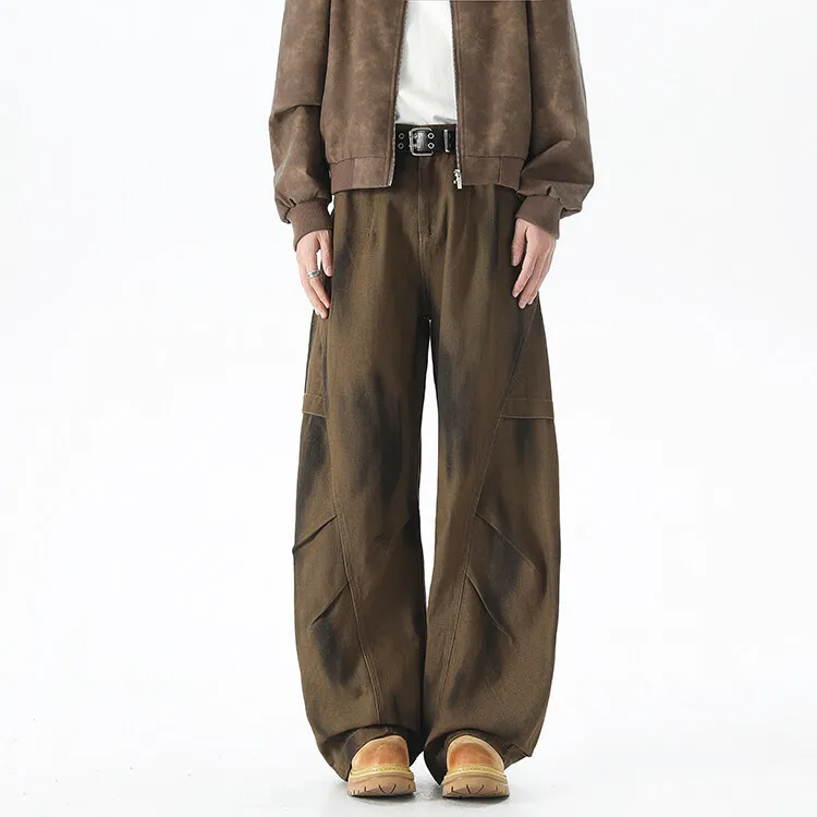 NEVER RULE Casual Pants Unisex Khaki-0