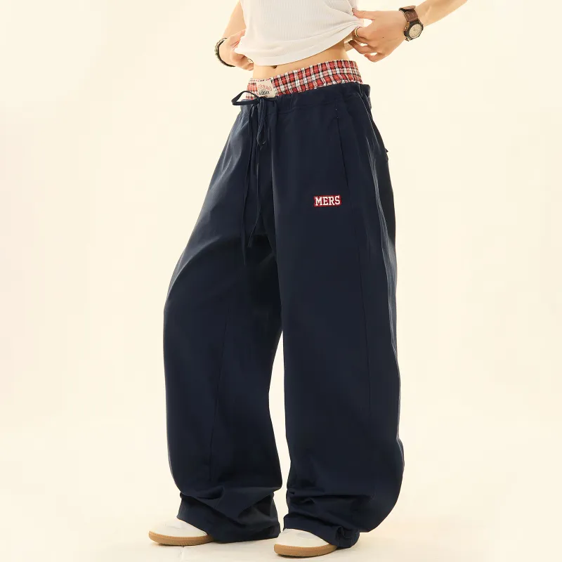 WELTER EXPERIMENT Loose Fit Luxury Streetwear Trendy Brand Casual Pants Unisex-1
