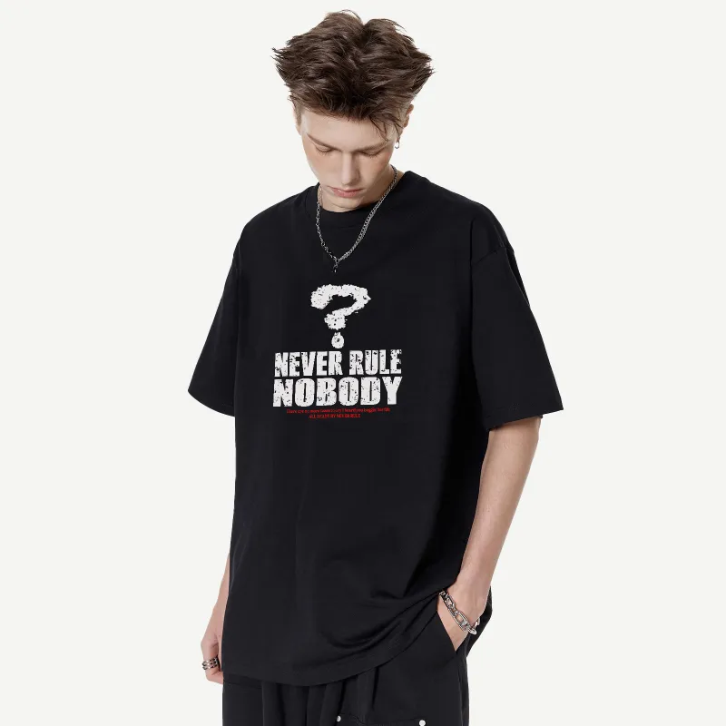 NEVER RULE T Shirts Unisex-3
