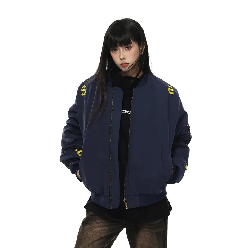 NEVER RULE Baseball Jacket Unisex-4