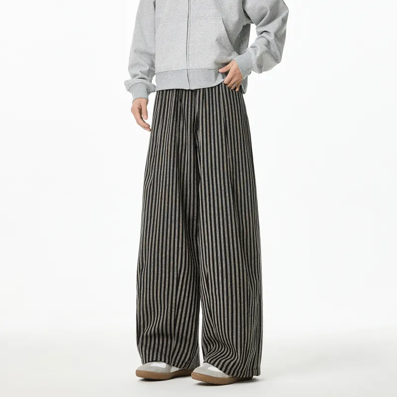 NEVER RULE Casual Pants Unisex Gray-7
