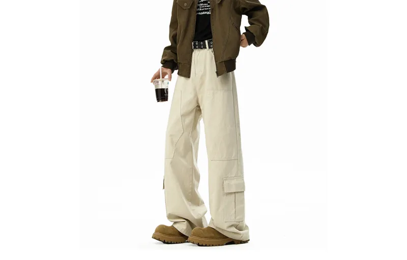 NEVER RULE Cargo Pants Unisex Black-6