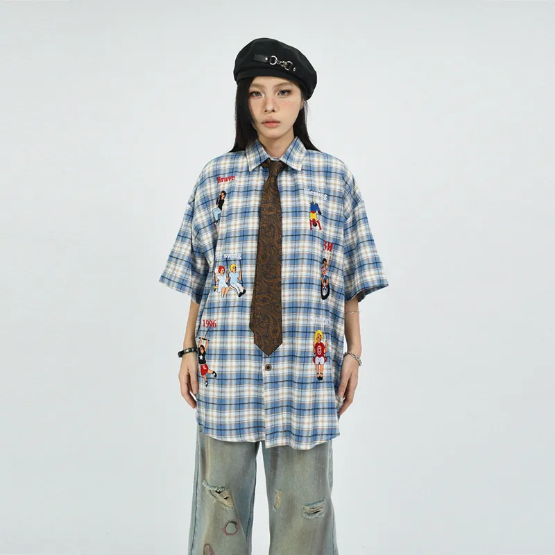 WELTER EXPERIMENT Fashion Shirt Unisex Blue Single Item-8
