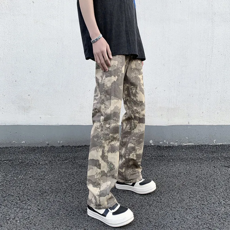 NEVER RULE Jeans Unisex Camouflage-1