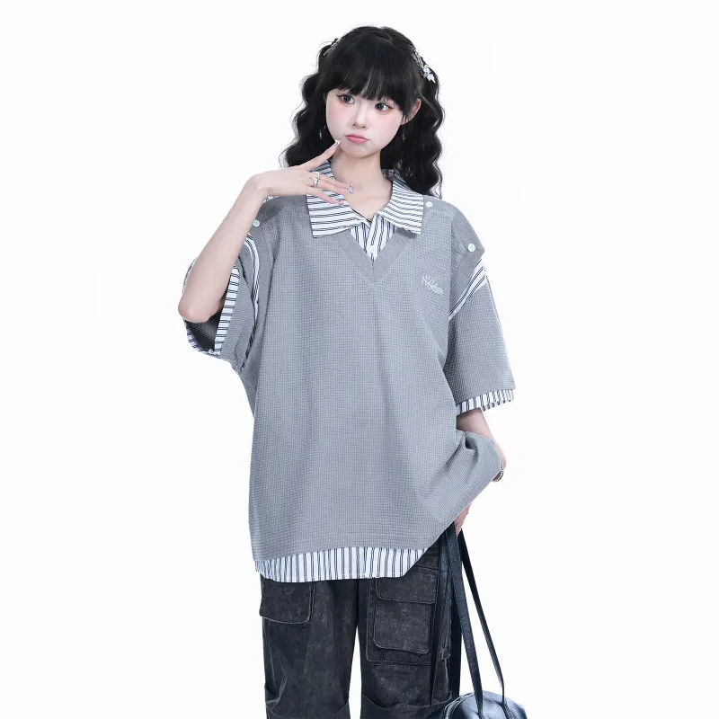 NEVER RULE Polo Shirts Unisex-6