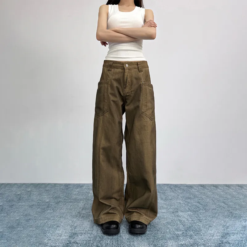 WELTER EXPERIMENT Jeans Unisex Brown-4