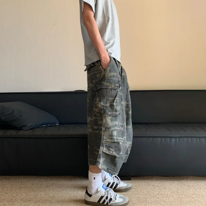 NEVER RULE Casual Shorts Unisex Camouflage-1