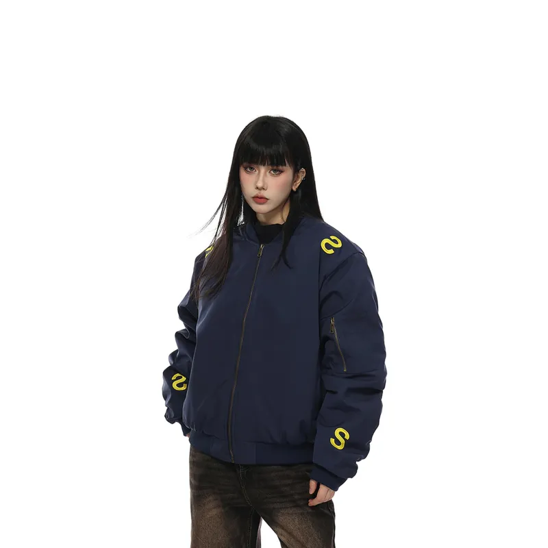 NEVER RULE Baseball Jacket Unisex-3