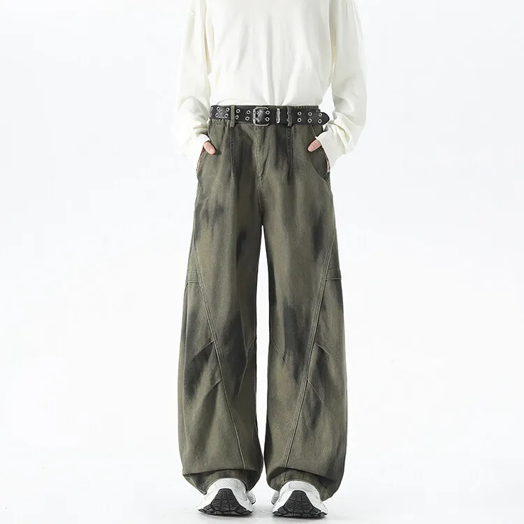 NEVER RULE Casual Pants Unisex Khaki-5