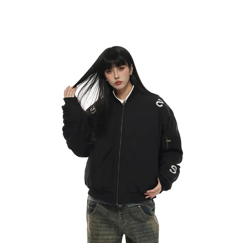 NEVER RULE Baseball Jacket Unisex-9