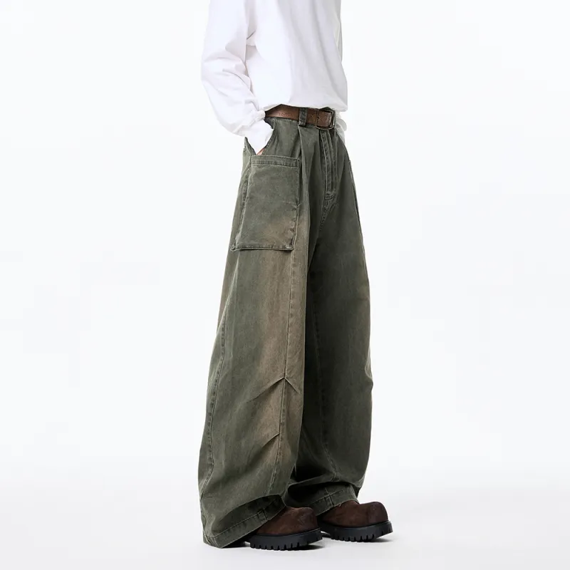 NEVER RULE Jeans Unisex Deep Yellow Mud-3
