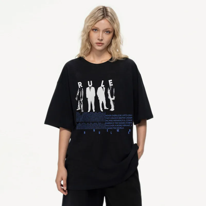 NEVER RULE T Shirts Unisex-6