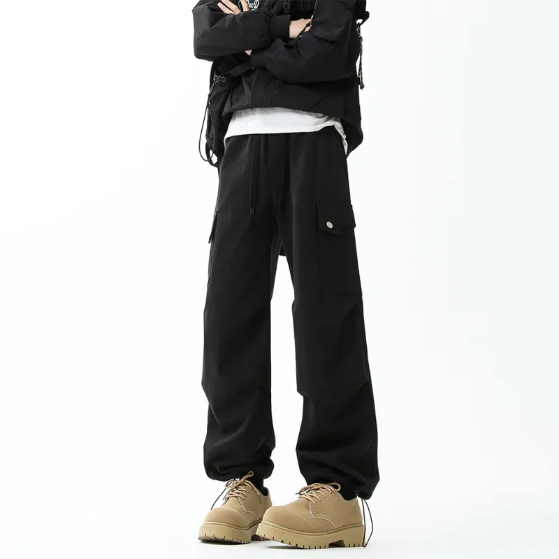 NEVER RULE Casual Pants Unisex Purple-4