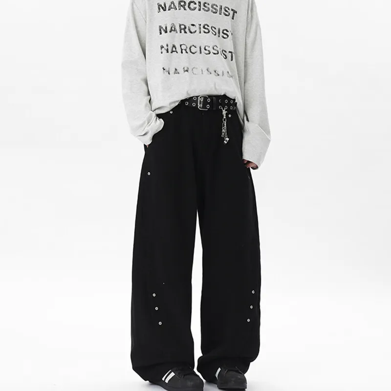 NEVER RULE Jeans Unisex-5