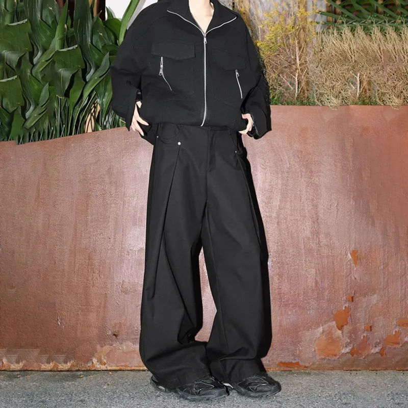 NEVER RULE Suit Trousers Unisex-1