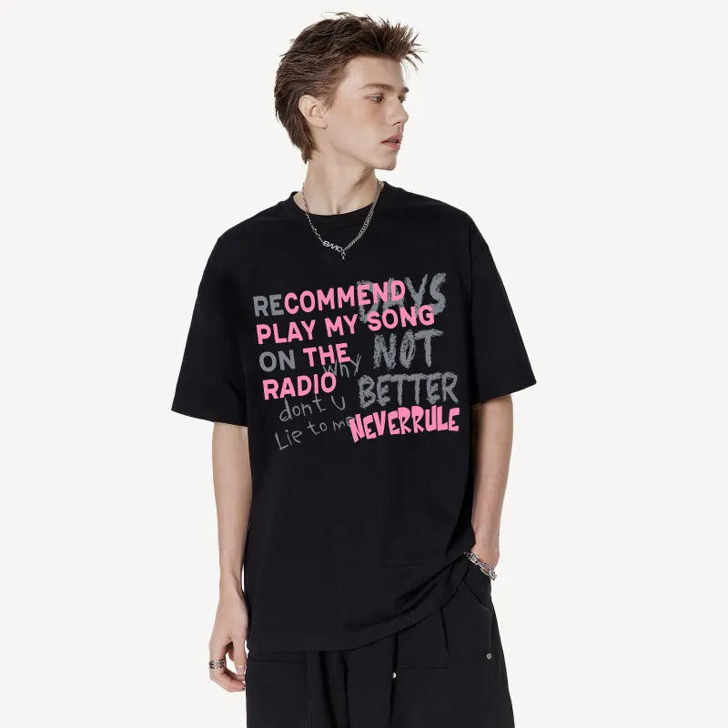 NEVER RULE T Shirts Unisex-2