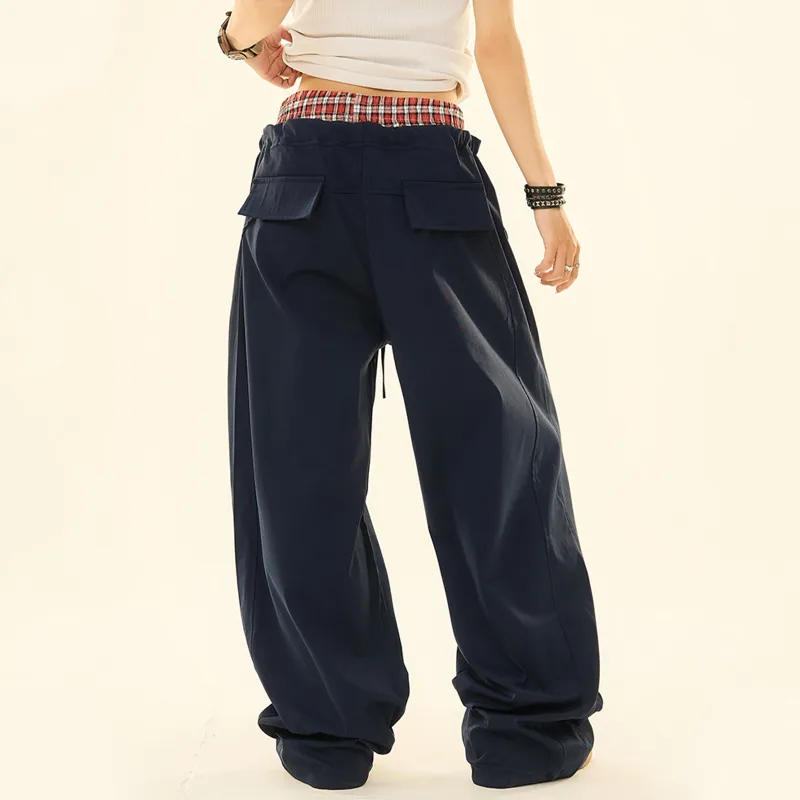 WELTER EXPERIMENT Loose Fit Luxury Streetwear Trendy Brand Casual Pants Unisex-5