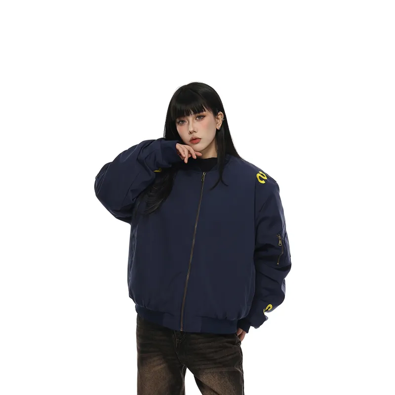 NEVER RULE Baseball Jacket Unisex-5