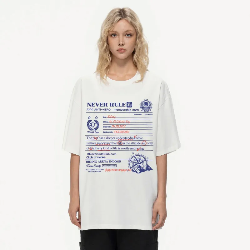 NEVER RULE T Shirts Unisex-9