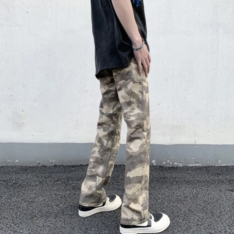 NEVER RULE Jeans Unisex Camouflage-5