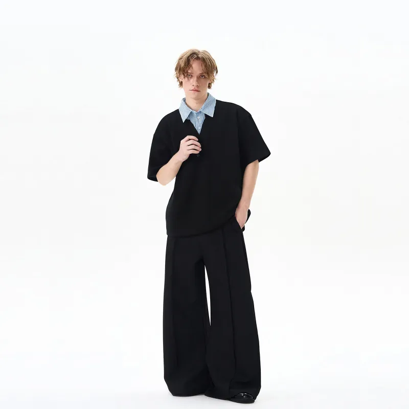 NEVER RULE Polo Shirts Unisex Matte Black-4