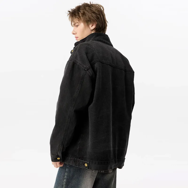 NEVER RULE Denim Jackets Unisex-1